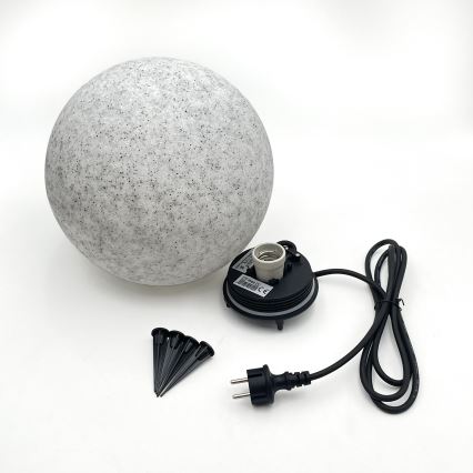 Venkovní lampa LUMISTONE 1xE27/15W/230V IP65 pr. 28 cm