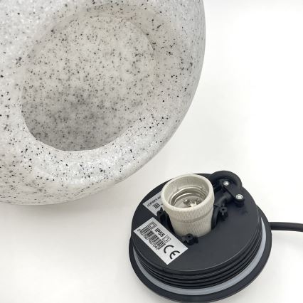 Venkovní lampa LUMISTONE 1xE27/15W/230V IP65 pr. 28 cm