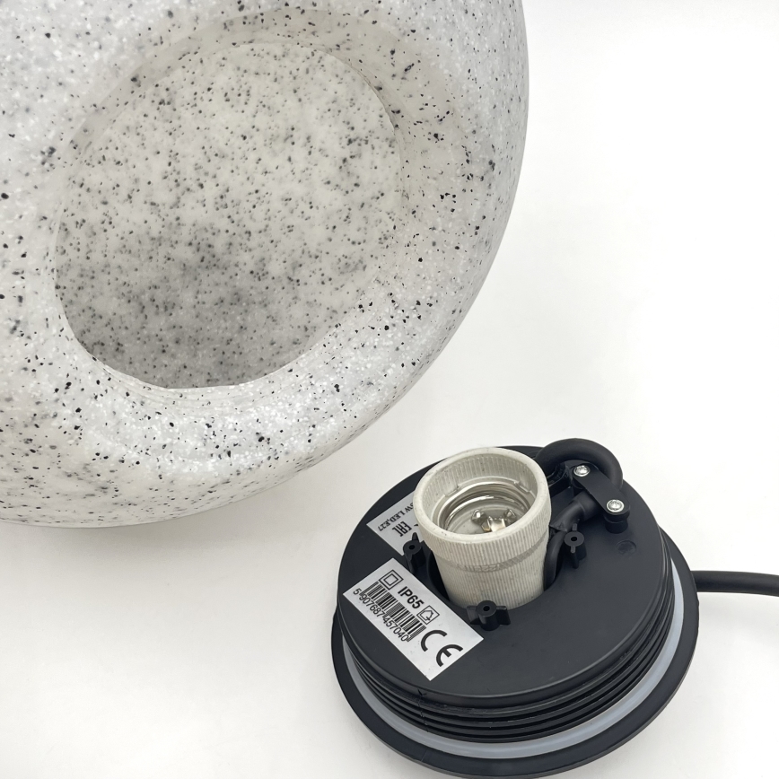 Venkovní lampa LUMISTONE 1xE27/15W/230V IP65 pr. 28 cm