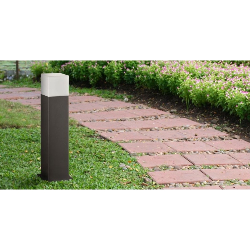 Venkovní lampa NEW YORK 1xE27/12W/230V IP44 44 cm grafit
