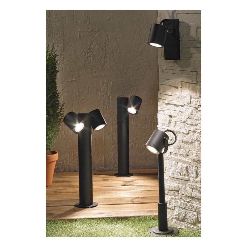 Venkovní lampa PINO 2xGU10/10W/230V IP44 44 cm