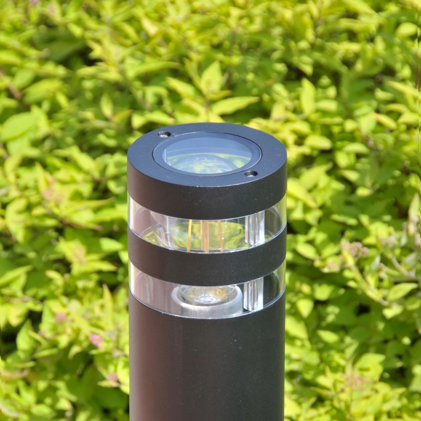 Venkovní lampa RINO 1xE27/12W/230V IP54 74 cm černá
