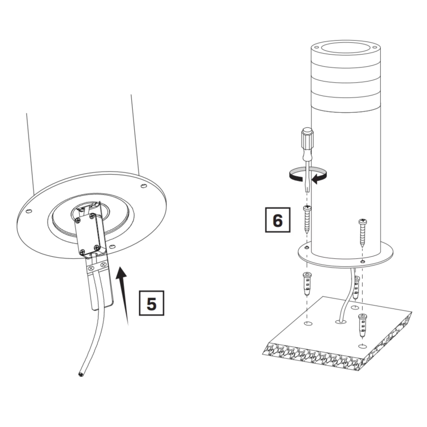 Venkovní lampa RINO 1xE27/12W/230V IP54 74 cm černá
