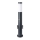 Venkovní lampa se senzorem a 2 zásuvkami SCHUKO 1xE27/60W/230V IP44 60cm černá