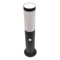 Venkovní lampa se senzorem LOPPA 1xE27/60W/230V 45 cm IP44 černá