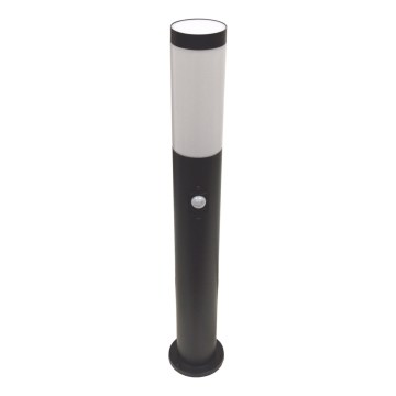 Venkovní lampa se senzorem LOPPA 1xE27/60W/230V 65 cm IP44 antracit