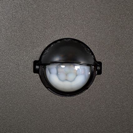Venkovní lampa se senzorem NEW YORK 1xE27/12W/230V IP44 44 cm grafit