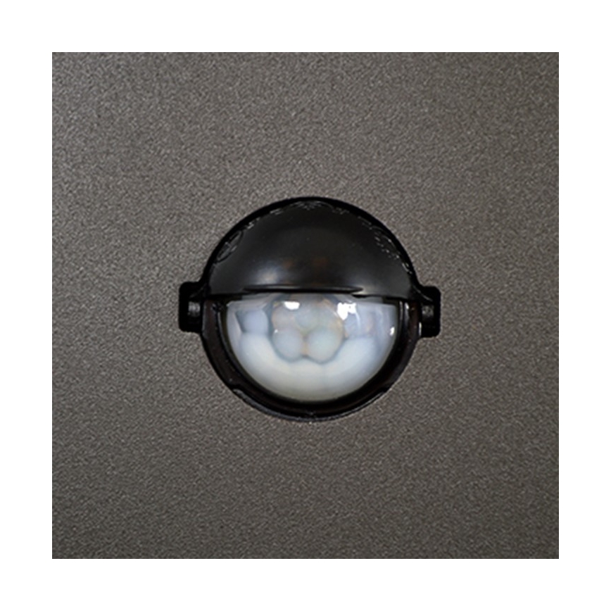 Venkovní lampa se senzorem NEW YORK 1xE27/12W/230V IP44 44 cm grafit