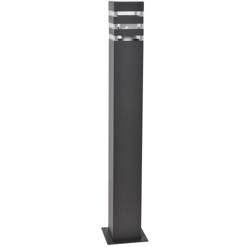 Venkovní lampa se senzorem TEKSAS 1xE27/12W/230V IP44 74 cm grafit