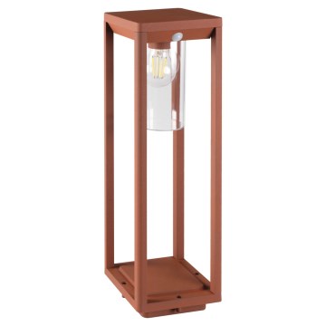Venkovní lampa se senzorem VIMO 1xE27/15W/230V 50 cm IP44 měděná