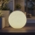 Venkovní lampa STONO 1xE27/15W/230V pr. 20 cm IP65 bílá