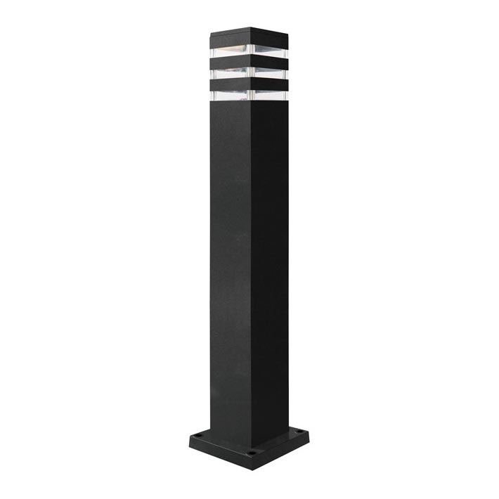 Venkovní lampa TEKSAS 1xE27/12W/230V IP44 74 cm grafit