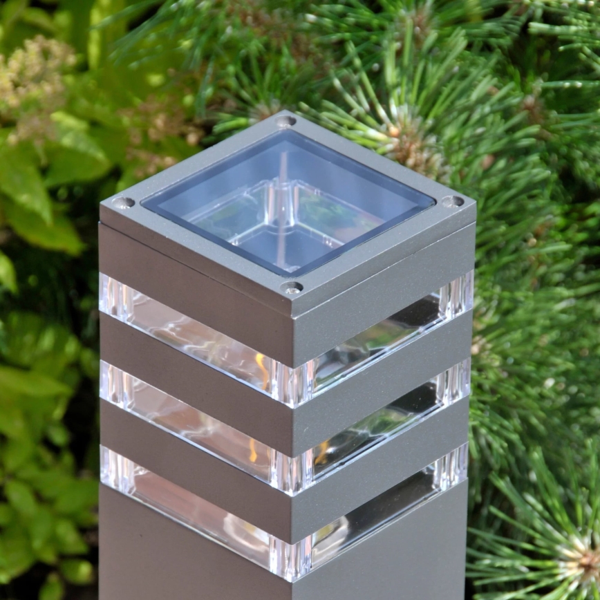 Venkovní lampa TEKSAS 1xE27/12W/230V IP44 74 cm grafit