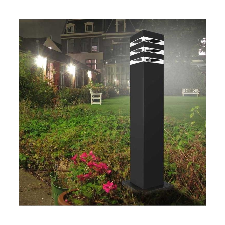 Venkovní lampa TEKSAS 1xE27/12W/230V IP44 74 cm grafit