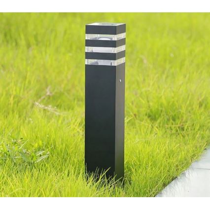 Venkovní lampa TEKSAS 1xE27/12W/230V IP44 74 cm grafit