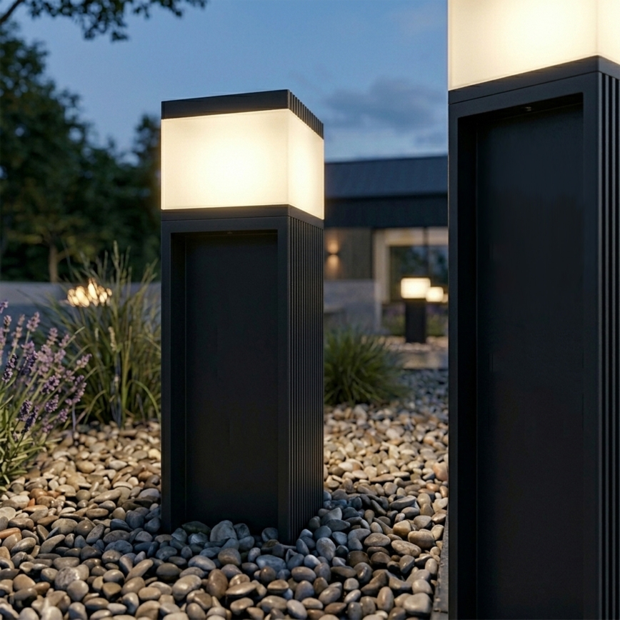 Venkovní lampa VESPER 1xG9/5W/230V IP44 30 cm černá