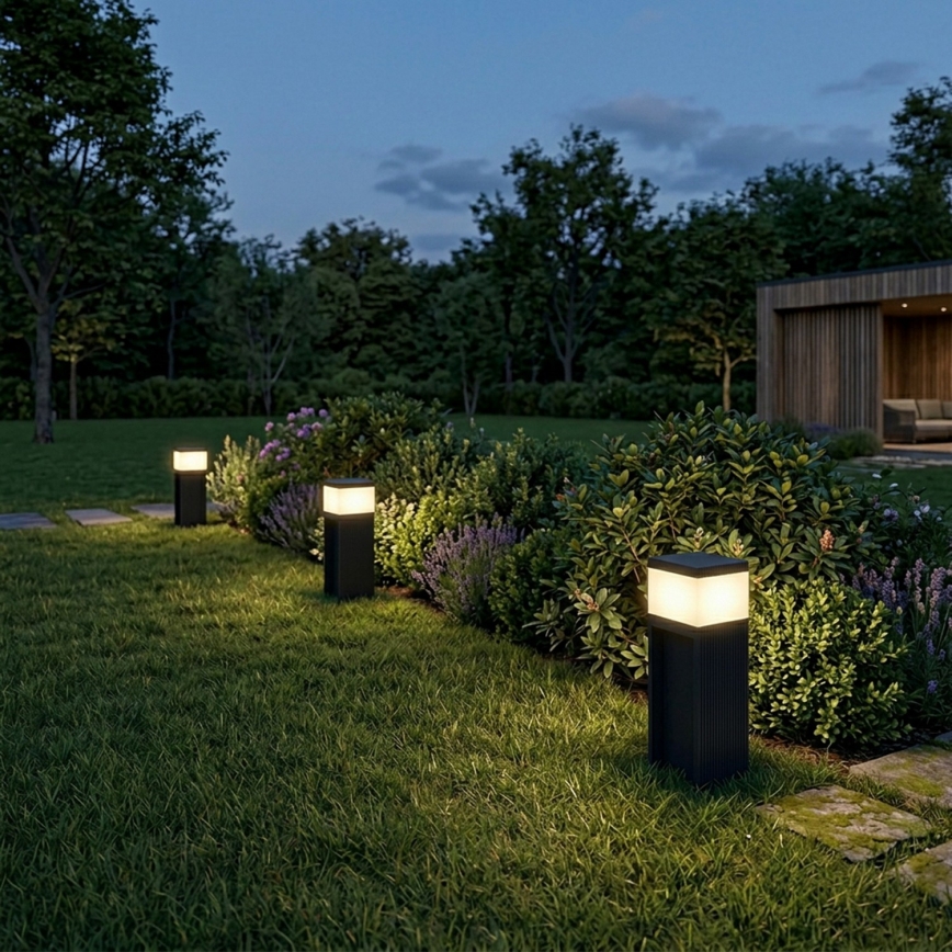 Venkovní lampa VESPER 1xG9/5W/230V IP44 30 cm černá