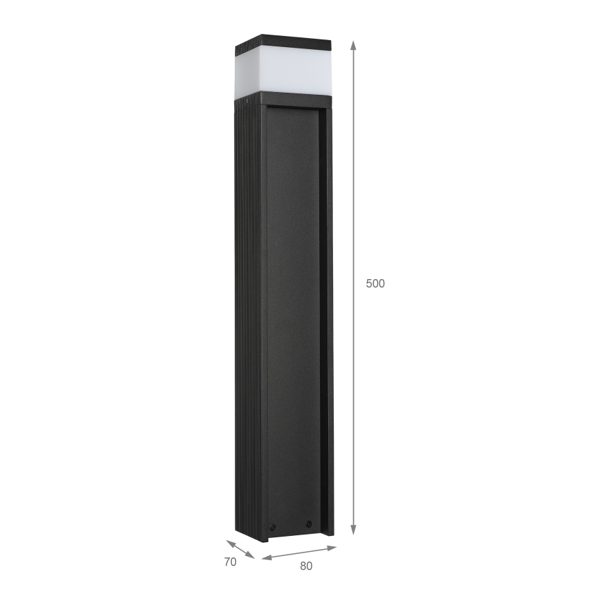 Venkovní lampa VESPER 1xG9/5W/230V IP44 50 cm černá