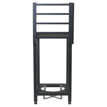 Venkovní modul rohový 47x47x123 cm černá/nerez