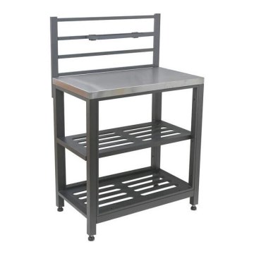 Venkovní modul stůl 80x47x123 cm černá/nerez