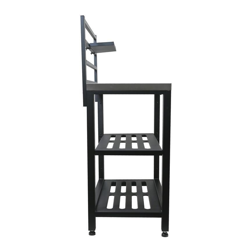 Venkovní modul stůl 80x47x123 cm černá/nerez