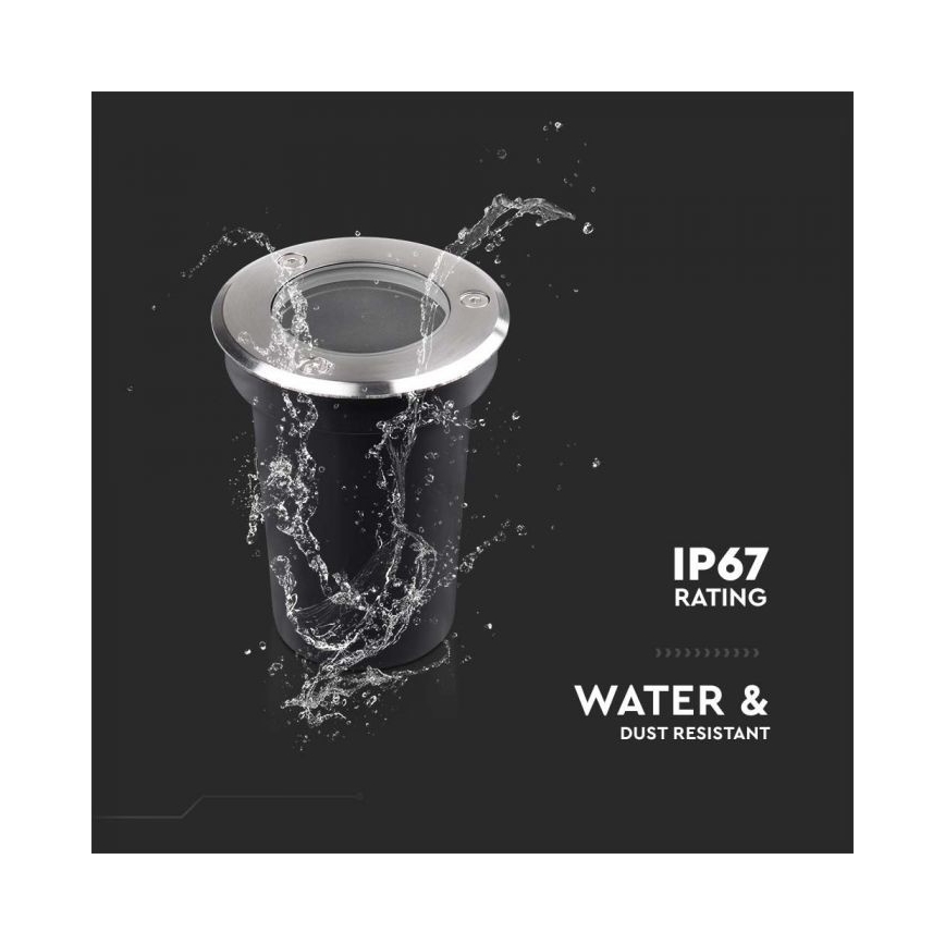 Venkovní nájezdové svítidlo 1xGU10/35W/230V IP67