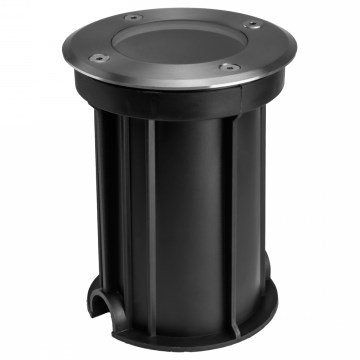 Venkovní nájezdové svítidlo LUKKA CONNECT 1xGU10/4W/230V IP67 matný chrom kulatý