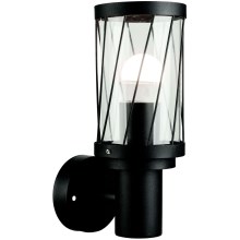 Venkovní nástěnná lampa 1xE27/15W/230V IP44 černá