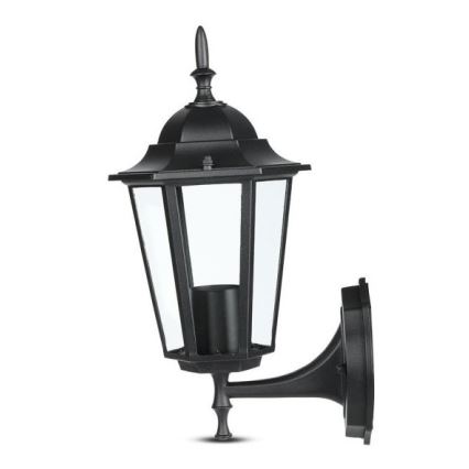 Venkovní nástěnná lampa 1xE27/40W/230V IP44 černá