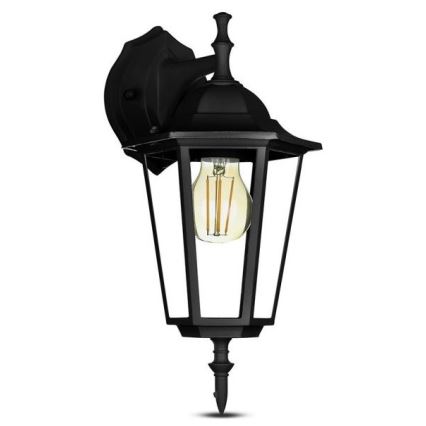 Venkovní nástěnná lampa 1xE27/40W/230V IP44 černá