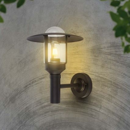 Venkovní nástěnná lampa 1xE27/60W/230V IP44 černá