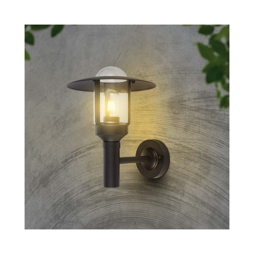 Venkovní nástěnná lampa 1xE27/60W/230V IP44 černá