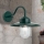 Venkovní nástěnná lampa EDWARD 1xE27/60W/230V IP44 zelená