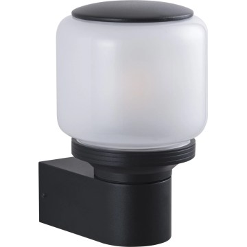Venkovní nástěnná lampa MADRID 1xE27/12W/230V IP44 černá