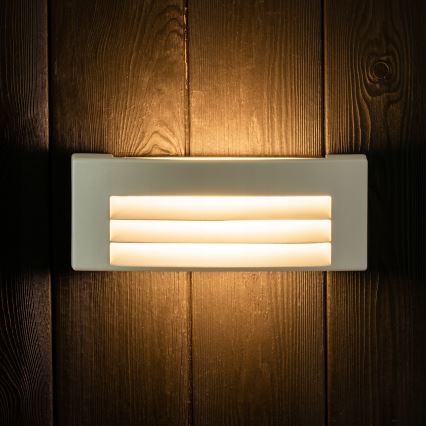 Venkovní nástěnné svítidlo 1xE27/14W/230V IP54 šedá