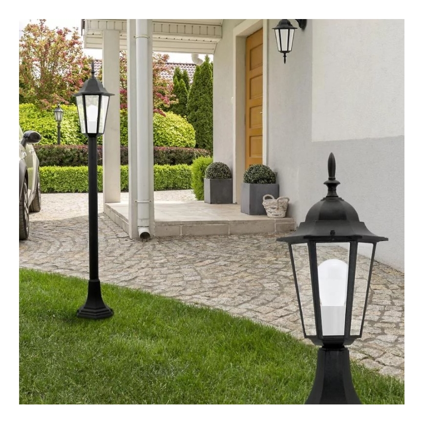 Venkovní nástěnné svítidlo 1xE27/20W/230V IP43 černá