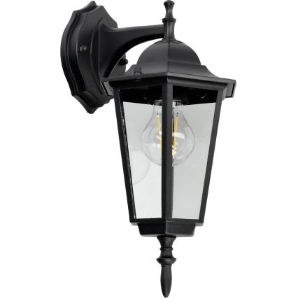 Venkovní nástěnné svítidlo 1xE27/60W/230V IP44 černá