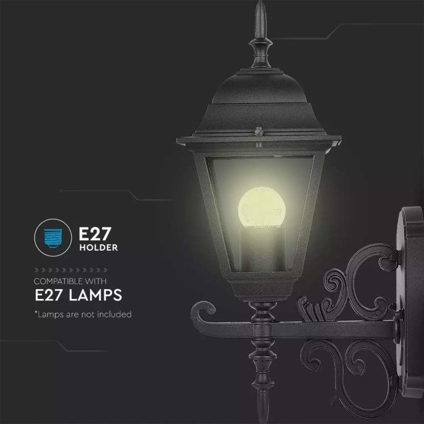 Venkovní nástěnné svítidlo 1xE27/60W/230V IP44