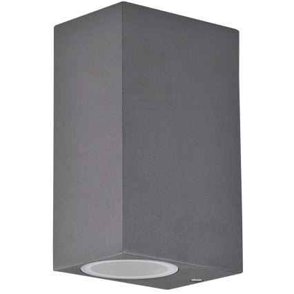 Venkovní nástěnné svítidlo BOSTON 2xGU10/10W/230V antracit