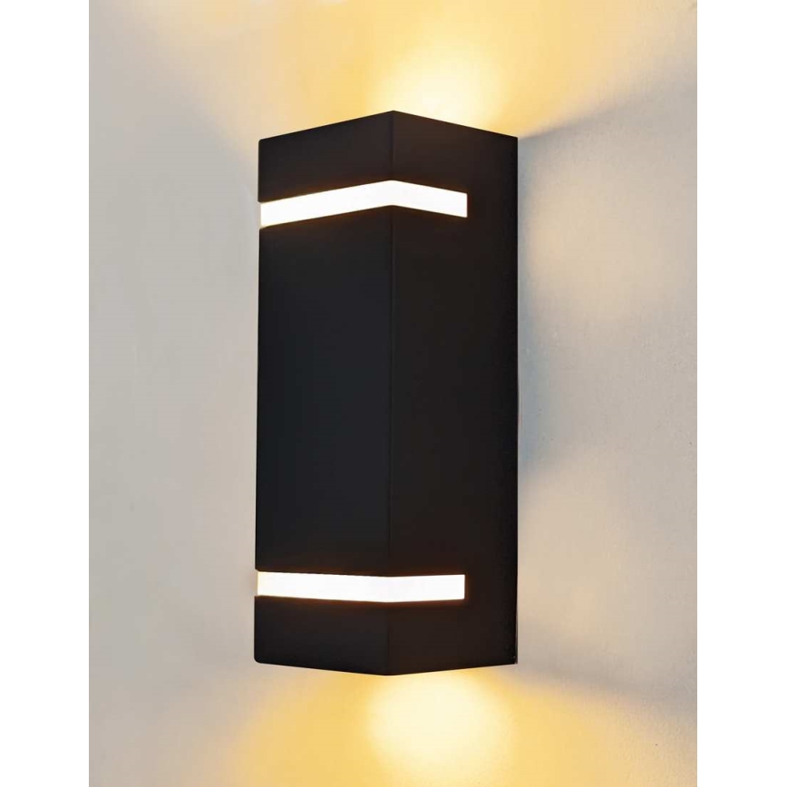 Venkovní nástěnné svítidlo BRICK 2xGU10/7W/230V IP44