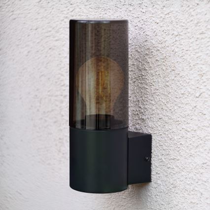 Venkovní nástěnné svítidlo HARLEM 1xE27/60W/230V IP44 černá