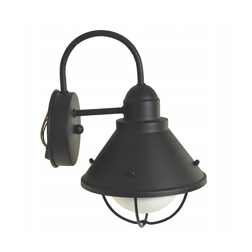 Venkovní nástěnné svítidlo LAVINA 1xE27/60W/230V IP44 černá