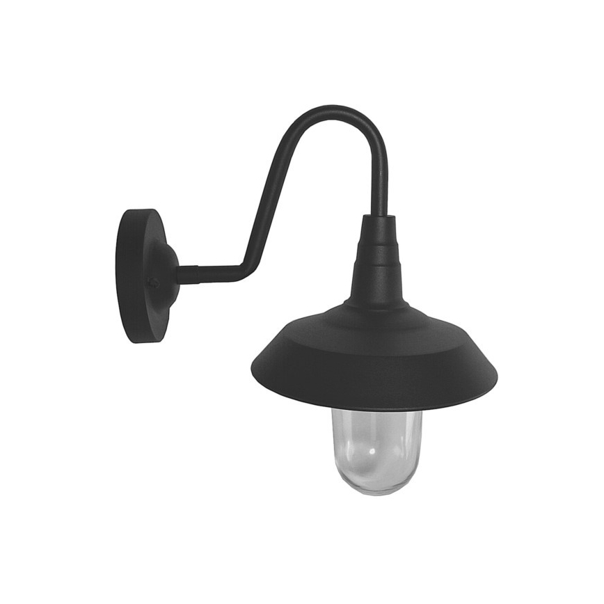 Venkovní nástěnné svítidlo NILDA 1xE27/60W/230V IP44 černá