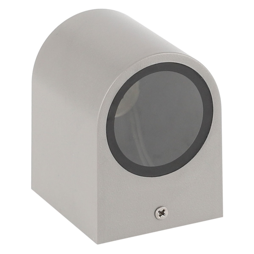 Venkovní nástěnné svítidlo PARETE 1xGU10/6W/230V IP54 šedá
