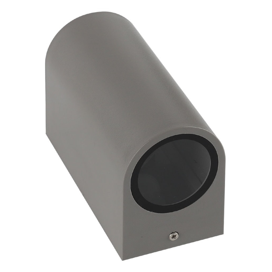 Venkovní nástěnné svítidlo PARETE 2xGU10/6W/230V IP54 šedá