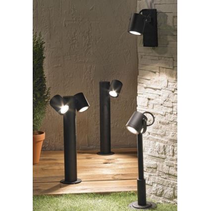 Venkovní nástěnné svítidlo PINO 1xGU10/10W/230V IP44