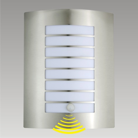 Venkovní nástěnné svítidlo s čidlem MEMPHIS 1xE27/60W/230V IP44