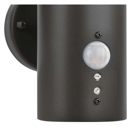 Venkovní nástěnné svítidlo se senzorem ARTEO 1xE27/15W/230V IP44