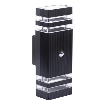 Venkovní nástěnné svítidlo se senzorem BREZZA 2xGU10/35W/230V IP65