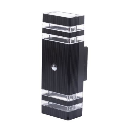 Venkovní nástěnné svítidlo se senzorem BREZZA 2xGU10/35W/230V IP65